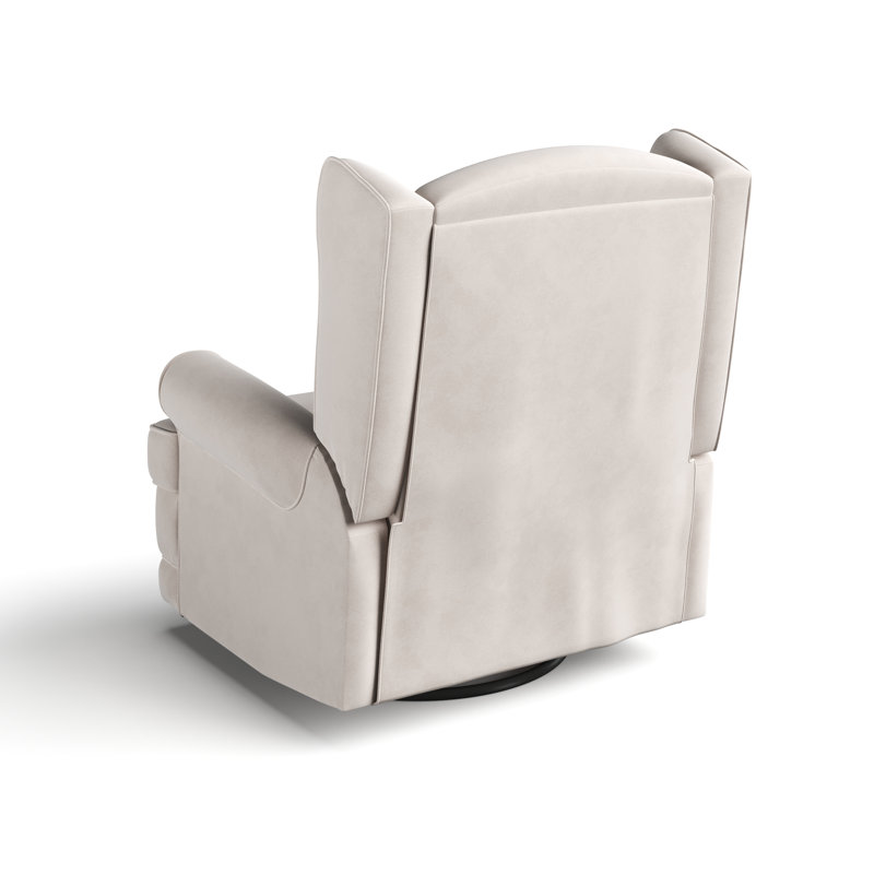 Storkcraft Serenity Swivel Reclining Glider Rocking Chair with USB